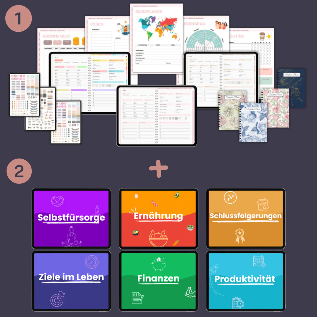 Universeller Planer® + Werde zur besten version von dir VideoKurse®
